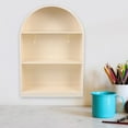 thumbnail image 2 of LOLIPPYY 1 Set Wall Hanging Figurine Display Rack for Cosmetic Storage Arch Shape, 2 of 8