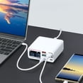 thumbnail image 4 of USB C Fast Charging Station, GaN 100W Individual Display Power PD 65W Laptop Adapter USB Wall Charger for Multiple Devices with Smart Prevention System, 4 of 7