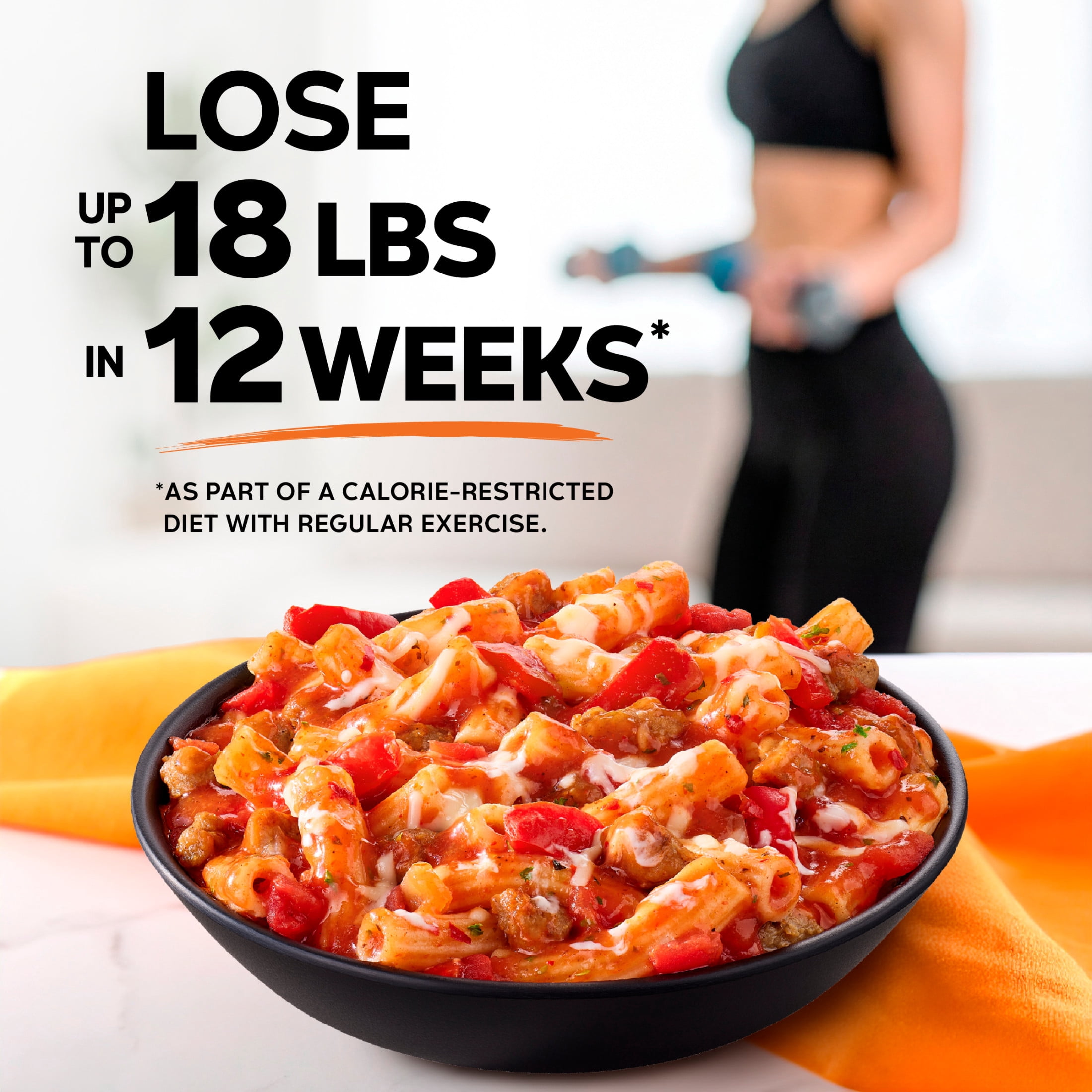Lean Cuisine Rigatoni with Italian Sausage and Peppers, Frozen Meals, Frozen Lunch 9 oz