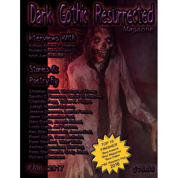 Dark Gothic Resurrected Magazine Fall 2017 (Paperback)