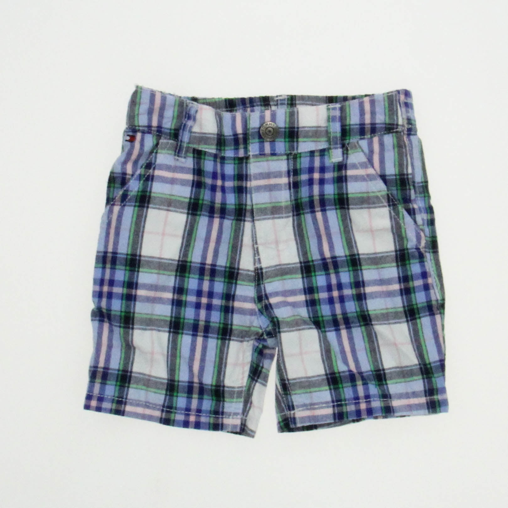 brydning Gemme Kommuner Pre-owned Tommy Hilfiger Boys Plaid Shorts size: 12 Months - Walmart.com