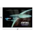 thumbnail image 3 of Star Trek - Framed TV Show Poster (Ncc-1701-D Uss Enterprise In Orbit) (Size: 40" X 27") (Orbit Blue Aluminum Frame), 3 of 6