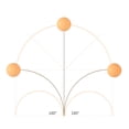 thumbnail image 4 of Kids Table Tennis Practise Set Flexible Table Tennis Trainer Ping Pong Equipment, 4 of 8