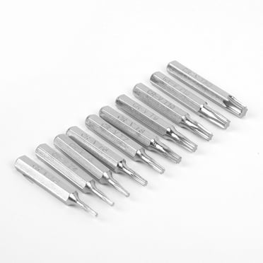 10PCS Star Head Screwdriver Bit Set T3-T20 28mm Length Metal Tool Accessories