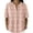 Beige, variant on Colorblock Paisley Print Henley Top for Women, Short Sleeve V-Neck Button Down Tunic - Boho Patchwork Casual Blouse with Curved Hem Multicolor M