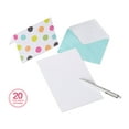 thumbnail image 3 of American Greetings Blank Cards and Envelopes, Multi Dot (20-Count), 3 of 3