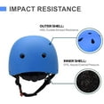 thumbnail image 2 of Kids Youth Bicycle Helmet Classic 1.0 Sports Skateboard Motorcycle 3-13 Old Blue-S-Code （48-52cm）, 2 of 7