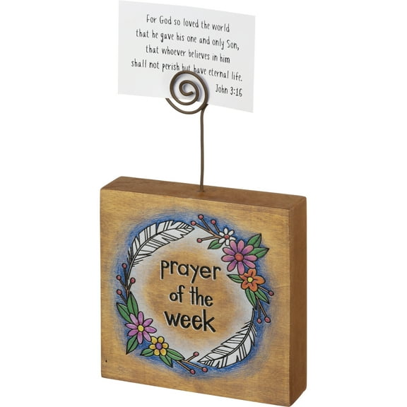Primitives Photo Block - Prayer Of The Week