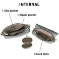 thumbnail image 3 of Messenger Crossbody Bags for Women Shoulder Bag with Mini Coin purse pouch accessory keychain with Wristlet Bag, 3 of 7