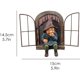 thumbnail image 4 of Estatua de jardín al aire libre, adornos de hadas de jardín, gnomo de jardín travieso que mira furtivamente, estatuilla colgante de resina, accesorios de estatua al aire libre, decoración de árbol de, 4 of 5