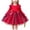 ZB-Red, variant on Splozh Dresses for Kids 1T 2T 3T 4T 5T Children's Dress with Flying Sleeves Girls' Dress Rainbow Princess Dress,Purple,4-5 Years