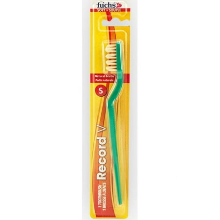 Fuchs Record V Natural Bristle Toothbrush - Soft 1 Unit