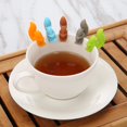 thumbnail image 3 of Clip de taza de infusor de té colgante de bolsa de té de ardilla de silicona de 5 uds (color mezclado) Ndcxsfigh Nuevos Originales, 3 of 6