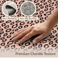 thumbnail image 6 of ODIKA Leopard Print Cheetah Abstract Spotted Repeat Inspired Motif Pink Flowing Foldable Easy Care for Queen Size Bedroom, Under Bed, Master, 6 of 7
