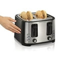 thumbnail image 5 of Hamilton Beach 4-Slice Toaster, Black with Extra Wide Slots, Defrost and Bagel Functions, 5 of 5
