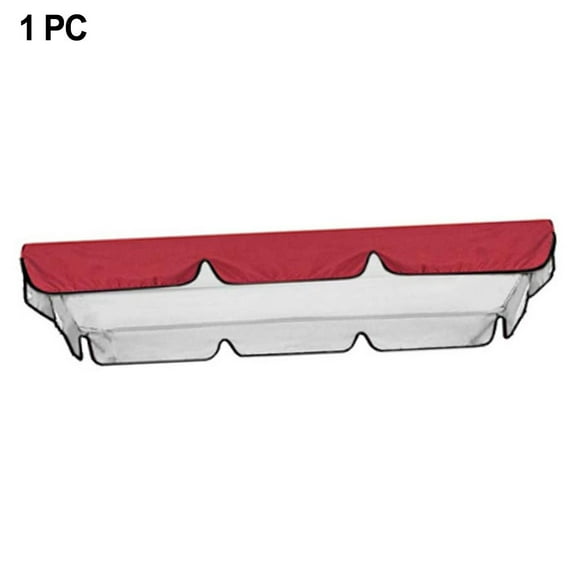 Waterproof 3-Seater Swing Canopy Cover 164*114*15cm Red- Easy to Install!
