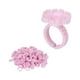 thumbnail image 3 of Vasos de pegamento para extensiones de pestañas, portaherramientas para pestañas para uso profesional, anillos de pegamento con diseño floral rosa, juego de 100 piezas, 3 of 8