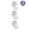 thumbnail image 4 of Ladies Breathable No Show Socks with Arch Support, 3 Pair, 4 of 7