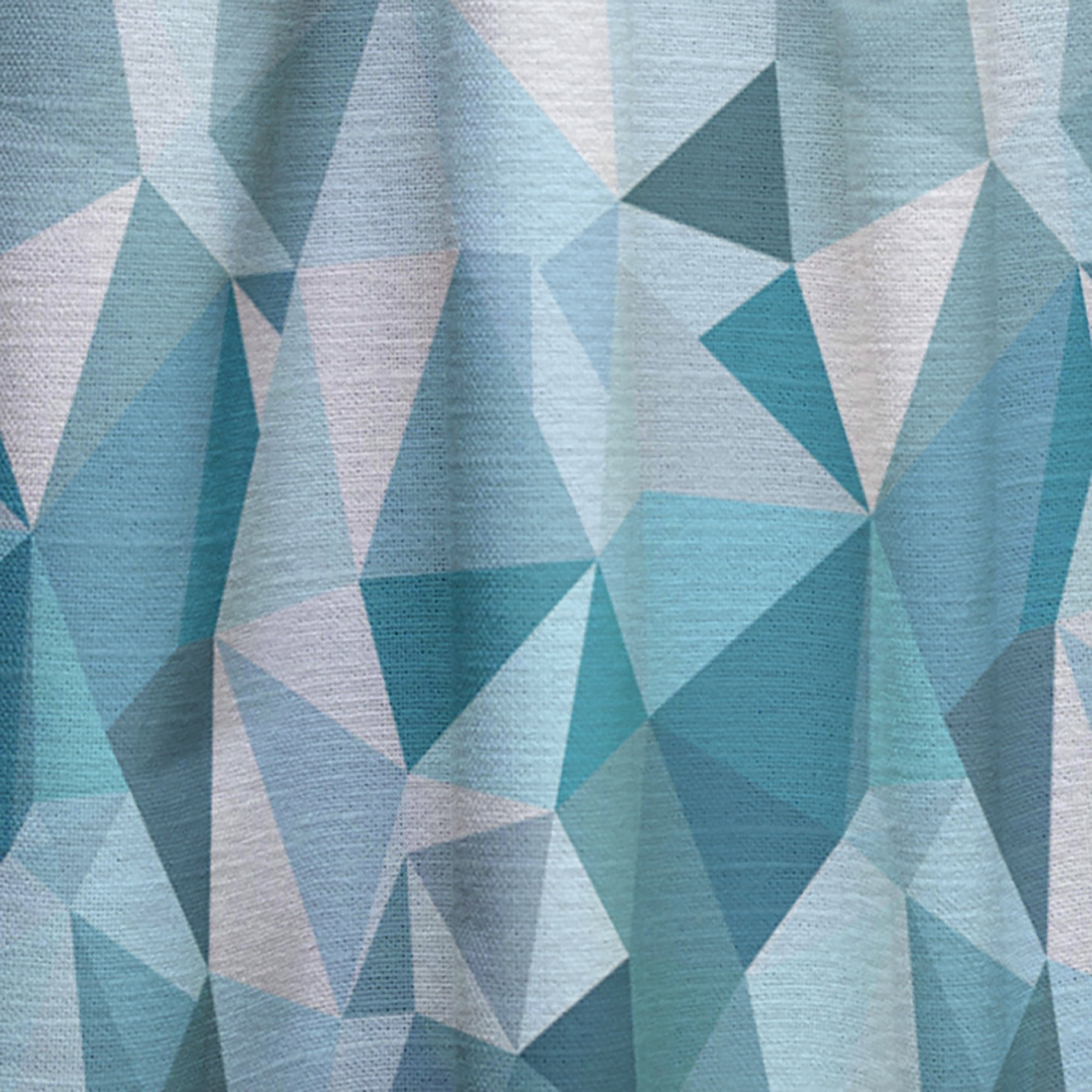 Designart 'Triangular Shapes Colourfields XXXIII' Abstract Curtain Panel