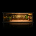 thumbnail image 3 of 1:64 Diorama Garage Model with LED Lighting, Garage Model Car Display Case for Diecast Car Models, Parking Lot Scene Garage with Acrylic Dust Cover, 3 of 11