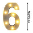 thumbnail image 2 of HongHeng LED Letter Lights Sign Marquee Light Up Letters Sign for Night Light Wedding/Birthday Party Battery Powered Lamp Home Bar Decoration, 2 of 6