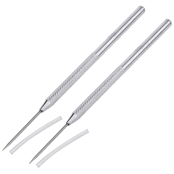 Herramientas de aguja para modelado de arcilla COMIART 15,5 cm, 2 piezas, aluminio