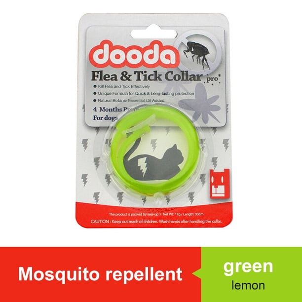 Collar repelente de pulgas e insectos para perros y gatos, prevención de piojos, antimosquitos e insectos, suministros para mascotas, 1 unidad Fivean unisex