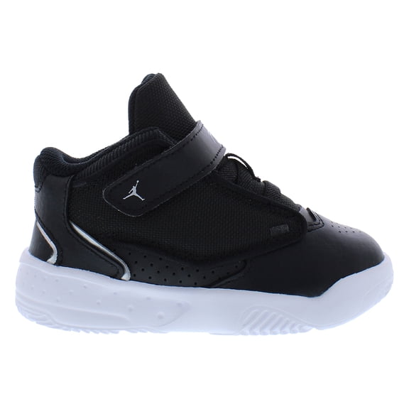 Nike Max Aura 4 Infant/Toddler Shoes Size 4, Color: Black/Metallic Silver/White