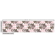 thumbnail image 2 of Ambesonne Vintage Fabric by the Yard Upholstery, Grunge Engraved Peonies, 10 Yards, Pale Pink and White, 2 of 4