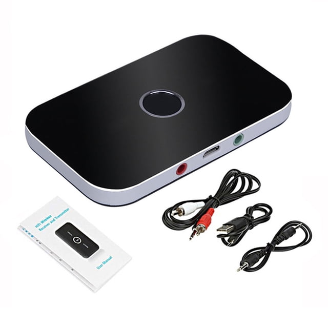 Transmisor de Audio Inteprter Bluetooth Receptor Jack 3,5 mm Adaptador Portátil Inalámbrico