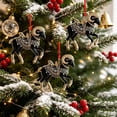thumbnail image 5 of Qjidjing Christmas Tree Ornaments, Xmas Hanging Pendants, Acrylic Flat Sheep Shape, for Car Rearview Mirror, Backpack, Indoor Home Decor, 5 of 6