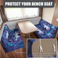 thumbnail image 2 of SCRAWLGOD Wolf Galaxy Print RV Dinette Cushions Covers Stretch Replacement RV Dinette Booth Seat Cover Anti Dust 2 Piece Set Camper Cushion Slipcover, 2 of 8