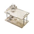 thumbnail image 1 of Hyasfey Storage Rack Bathroom Organizer Durable Construction Space-saving 2-Tier Storage Holder Bathroom Counter Organizer, 1 of 8