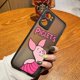 thumbnail image 3 of Matte Phone Case for OPPO RENO 8 8T 7Z 7 6Z 6 5 4 3 PRO PLUS 4G 5G Hard Case Funda Coque Capa Shell Cover Cute Pink Piglet Anime, 3 of 5