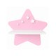 thumbnail image 1 of Repisa Infantil Estrella Pared Mdf Decorativa Habitación Niña Niño Rosa/blanco, 1 of 4