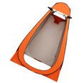 thumbnail image 2 of Tienda de campaña automática emergente, tienda de campaña portátil para ducha, espacioso vestuario para acampar, senderismo, playa, color naranja, 2 of 14
