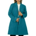 thumbnail image 5 of Panda Uniform by HeedFit 36" Notch Collar Women’s Lab Coat – 2XL Teal, 5 of 7
