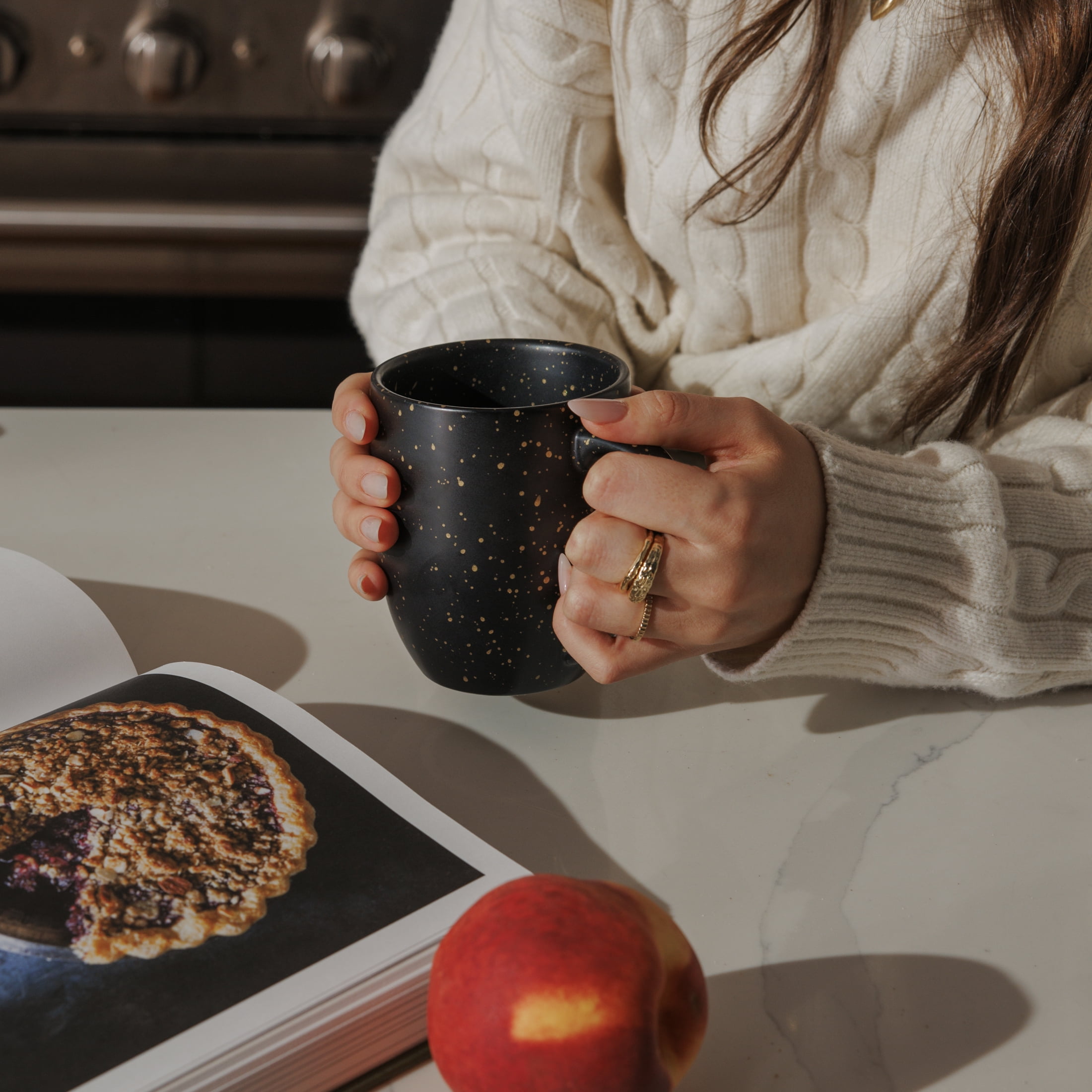 Thyme & Table Merrick Mug, Black