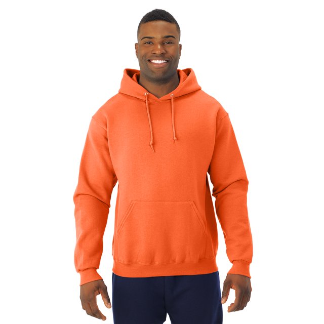Jerzees Chandail à Capuchon en Molleton NuBlend pour Hommes, m, Orange Sécurité