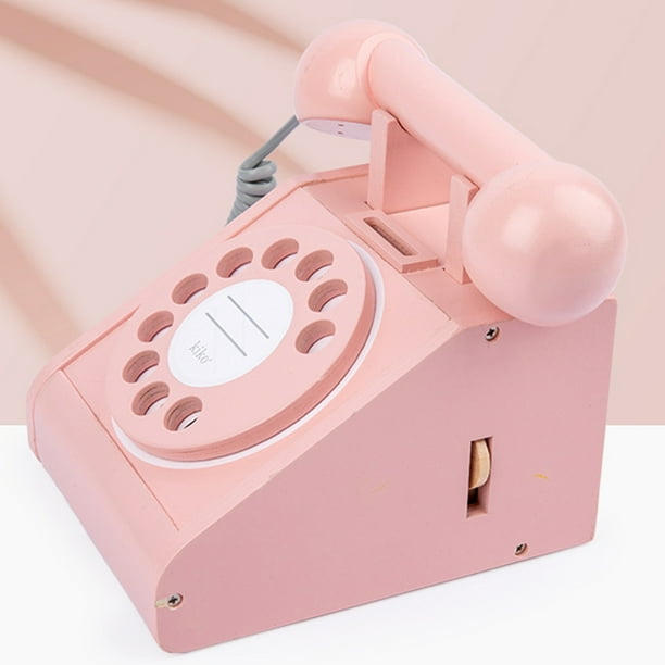 Neinkie Rotary Phone Toy Retro Style Hand-eye Coordination Wear