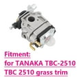 thumbnail image 2 of Tanaka TBC-2510 Lawn Mower Carburetor Kit - Complete Replacement Set for Smooth Engine Performance, 2 of 8