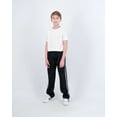 thumbnail image 6 of Real Essentials 3 Pack: Boys' Tricot Open Bottom Fleece-Lined Sweatpants with Pockets, 6 of 7