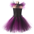 thumbnail image 4 of Afdoent Halloween Witch Dress For Girls Kids Outfit Tutu Party Fancy Girls Birthday Halloween Dress Up Clothes 6-7 Years, 4 of 4