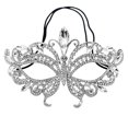 thumbnail image 5 of Elegant Masquerade Party Blindfold for Women with Sparkling Rhinestone Design Sophisticated Face Accessory Eye, 5 of 5