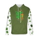 thumbnail image 5 of Sudadera con capucha para hombre, estilo informal, con estampado del Día de San Patricio, con cordón y manga larga, de poliéster., 5 of 5