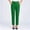 Green wide leg pants for women a1, variant on Women's High Waisted Ankle Pants Plus Size with Pockets Wide Leg Elegant Office Trousers Casual Summer Work Trousers, Black 2XL