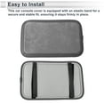 thumbnail image 7 of Unique Bargains Car Center Console Cover Car Armrest Cover 12.6"x8.07"x0.39" Suede Faux Leather Gray, 7 of 7