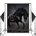 thumbnail image 2 of ABPHOTO Polyester Running Horse Photography Background Animals Backdrop Studio Props Wall 5x7ft Bedroom Background Photo, 2 of 5
