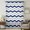 Navy Blue, Grey, White, variant on Navy Blue Grey White Sheer Curtains 84 Inches Long, Abstract Geometric Ocean Wave Stripe Light Filering Curtains, Breathable Simi Curtain Privacy Drapes for Living Room Bedroom Window Treatment