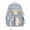 Blue, variant on Backpack with Cute Pin Accessories Plush Pendant Kawaii School Backpack Cute Aesthetic Backpack Blue